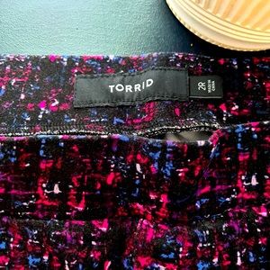 Multi colored pull on Dress pants!